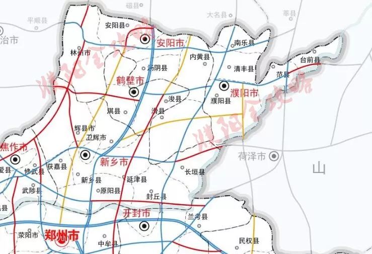 濮卫高速全程线路地图图片