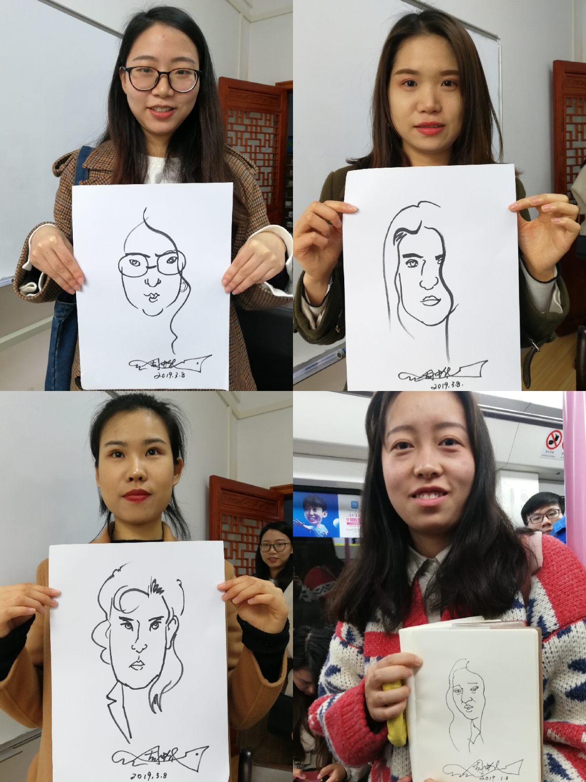 国际奖获奖漫画家教授30秒画像震惊在华外国朋友 为3 8国际妇女节添彩 武汉市