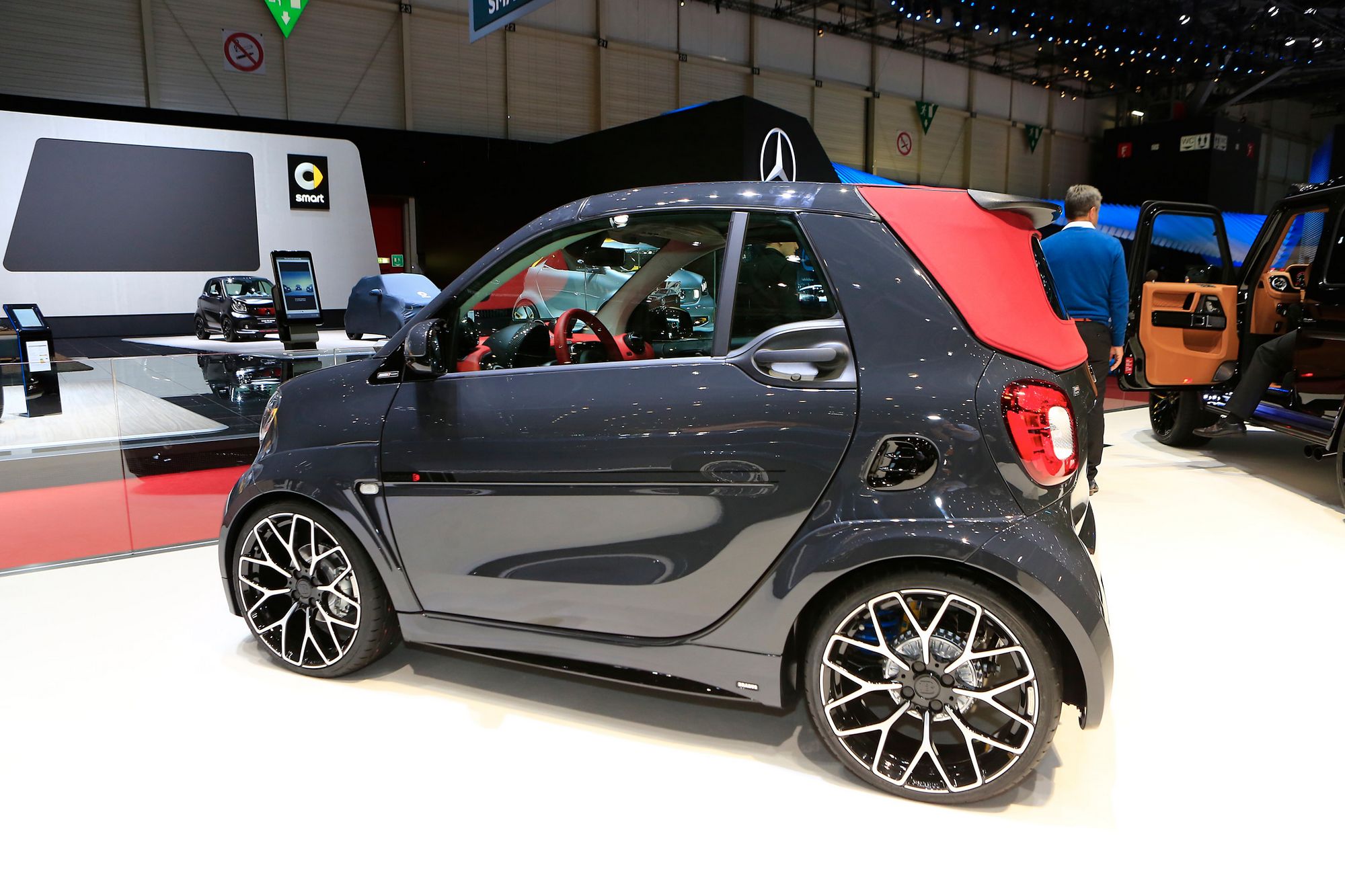 brabus日内瓦车展展示改装smart fortwo