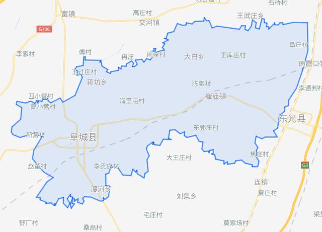 阜城城区地图图片