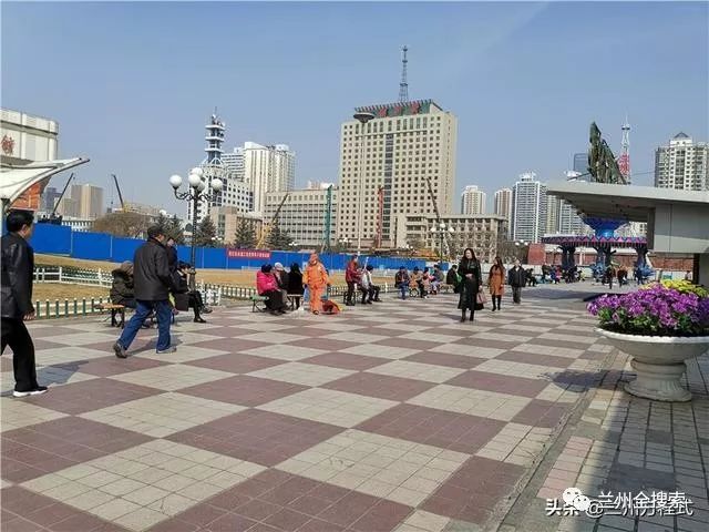 兰州东方红广场改造图片