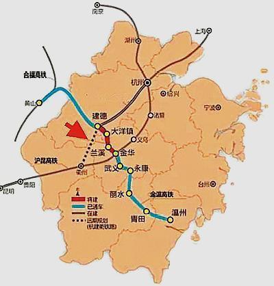 3億元,途中設立了建德東站,建德南站,龍游北站,衢江站,衢州西站,江山