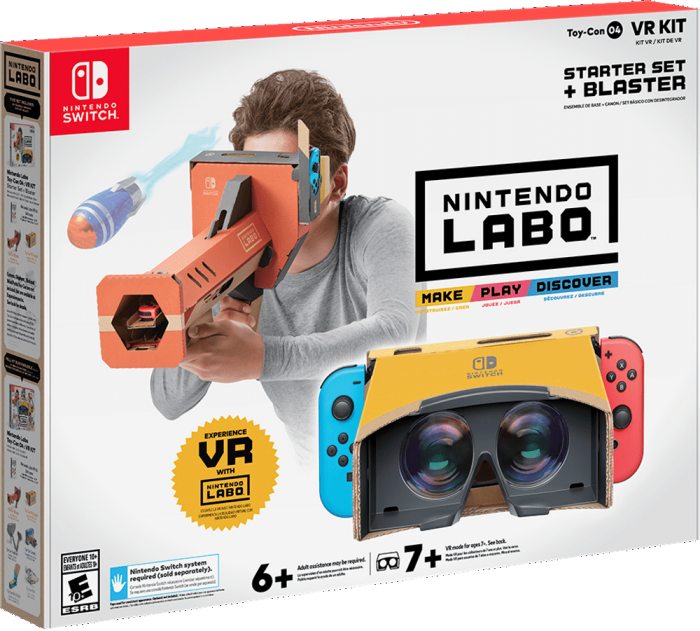 Joy-Con|任天堂将于4月12日推出“Nintendo Labo VR Kit”VR