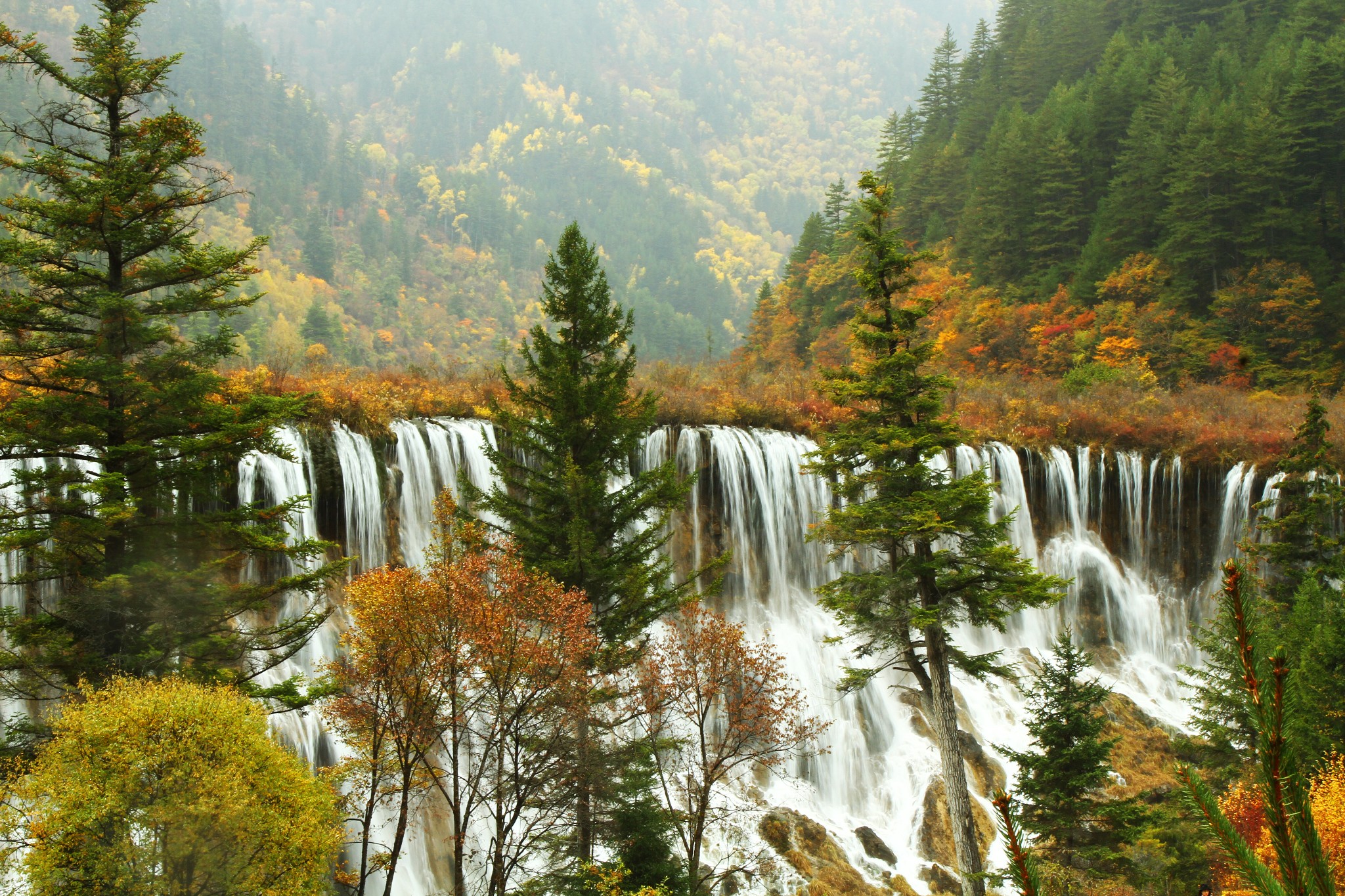 中国十大瀑布——九寨沟树正瀑布