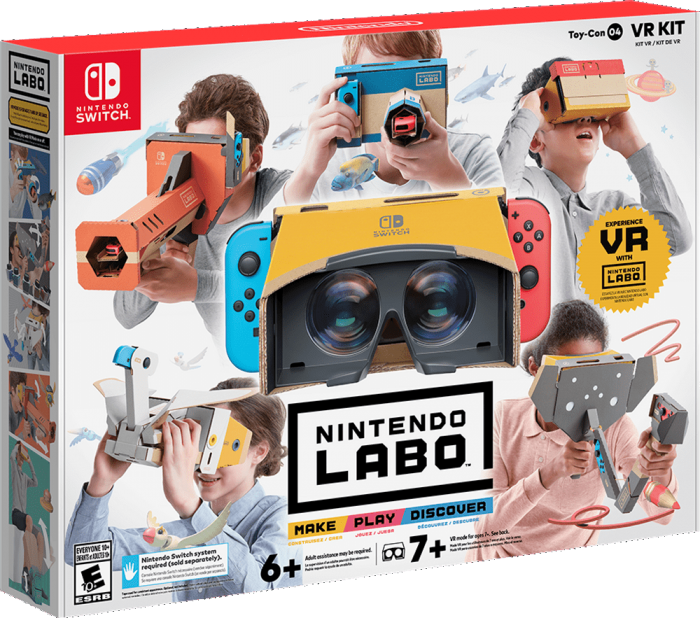 Joy-Con|任天堂将于4月12日推出“Nintendo Labo VR Kit”VR