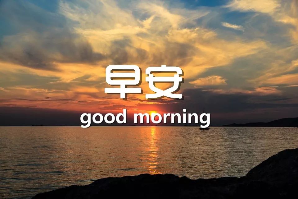 good morning 微信图片