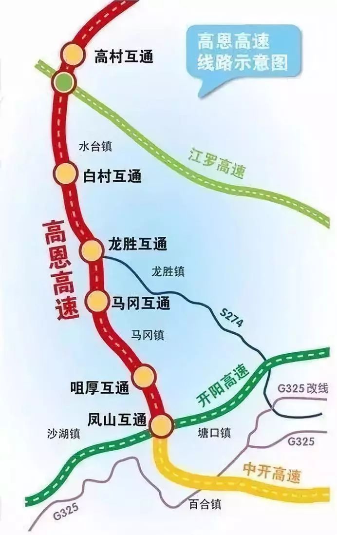 开平至台山高速规划图图片