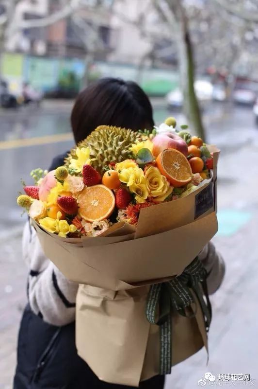 原創花藝今日最佳水果花束