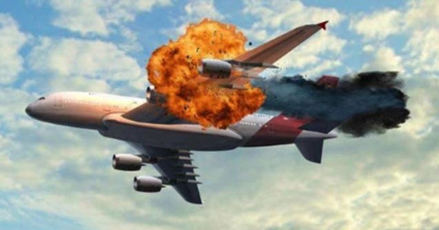 中国飞机爆炸图片