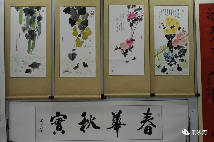 沙河:安河村"二月二 抬九爷"_书画展