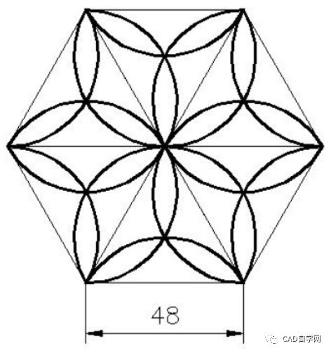 cad玫瑰花二维图纸图片