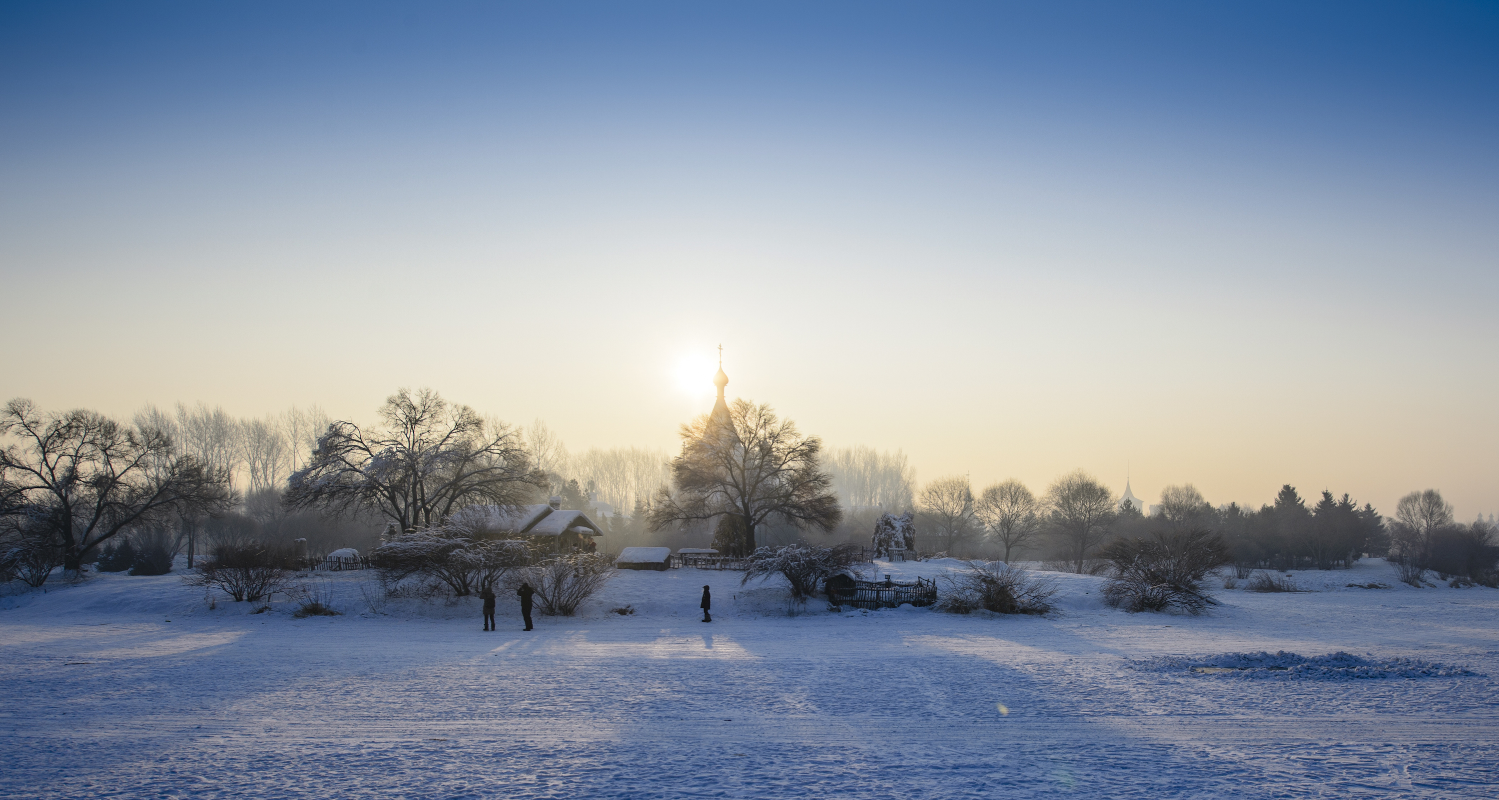 哈尔滨冬天图片景色图片
