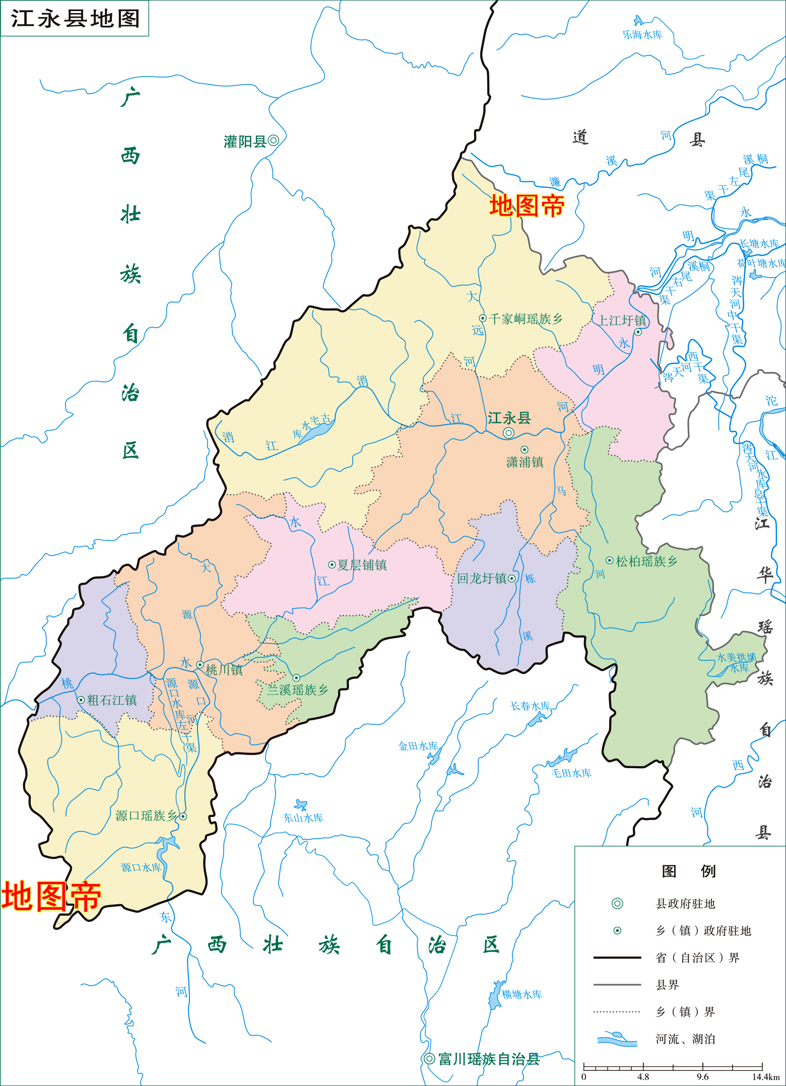 湖南面积第二大的永州市，辖9个县却没有县级市