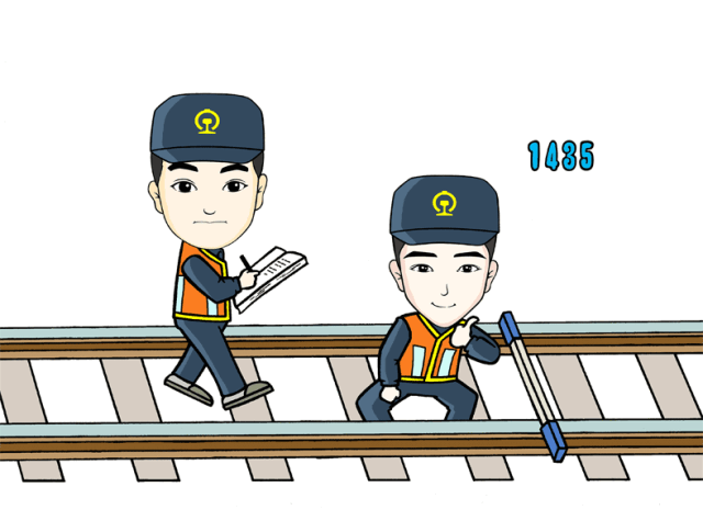 铁路工作人员卡通图片