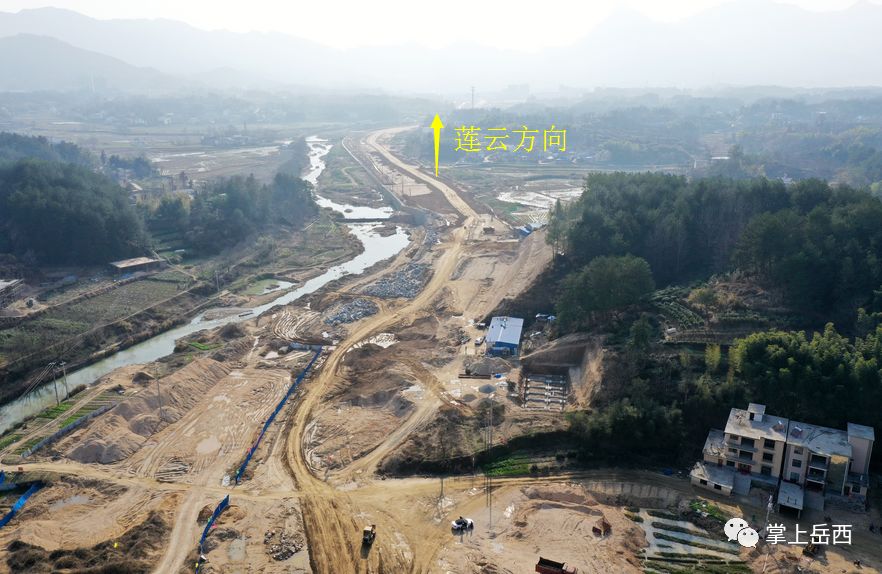 一起巡航鸟瞰岳西的这条在建的快速路-步文大道!_温泉镇