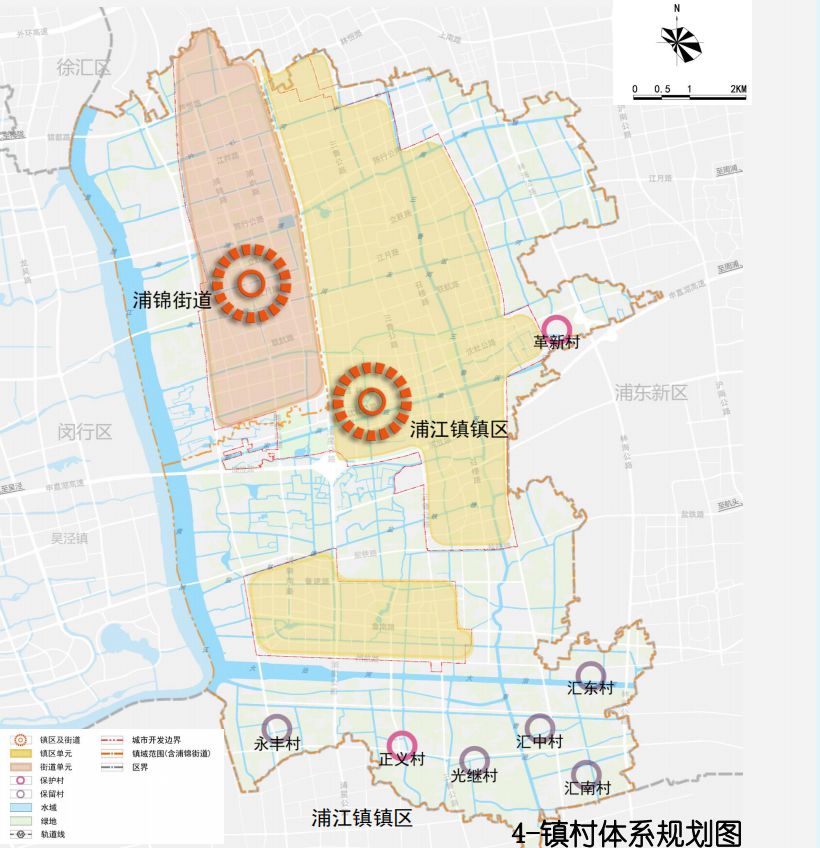 资讯浦江总体规划2035来啦道路交通学校医院公园绿地近期重点公共基础