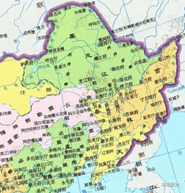 清末东三省区划民国:东北四省1914年2月,中华民国政府设立热河特别