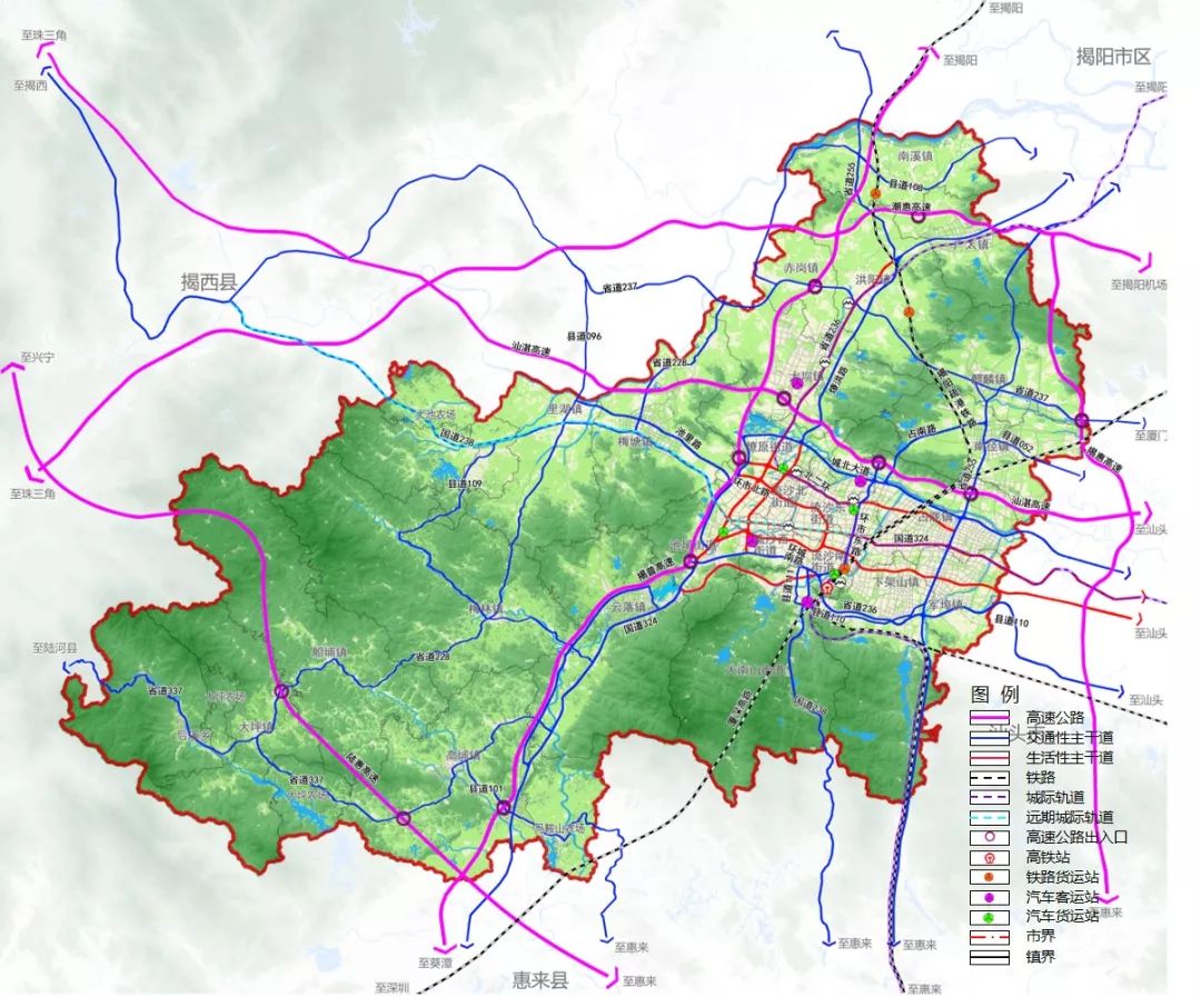 《普宁市全域规划(2018-2035》公布,大坪未来将这样发展