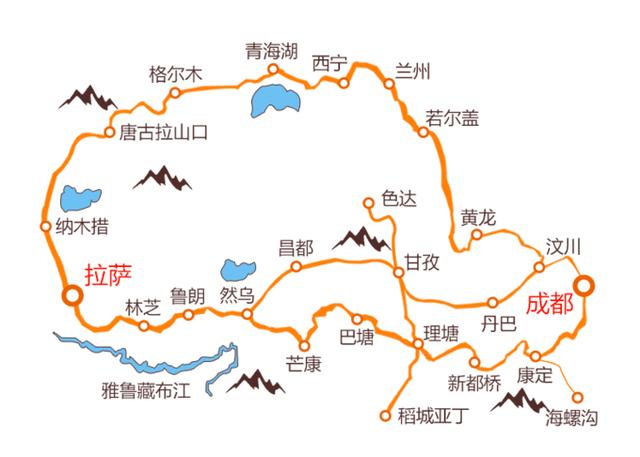 昌都到成都317路线图图片