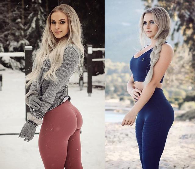 瑞典美女健身图片