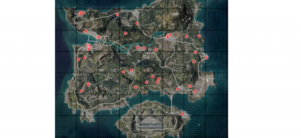 原始的pubg地图正在重新绘制