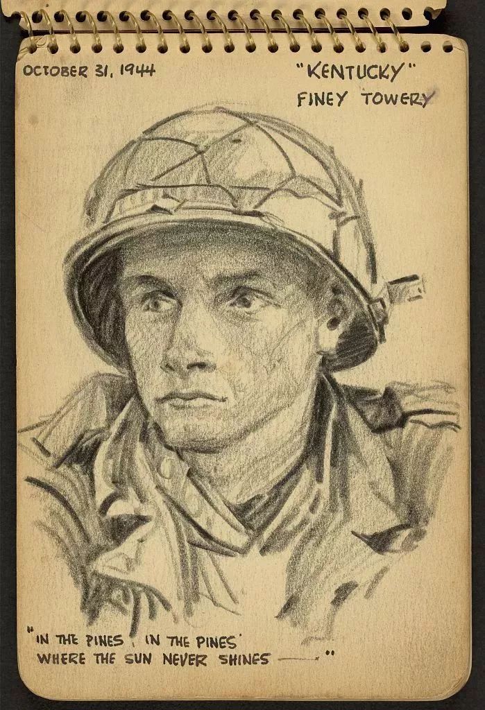 德国士兵画法图片