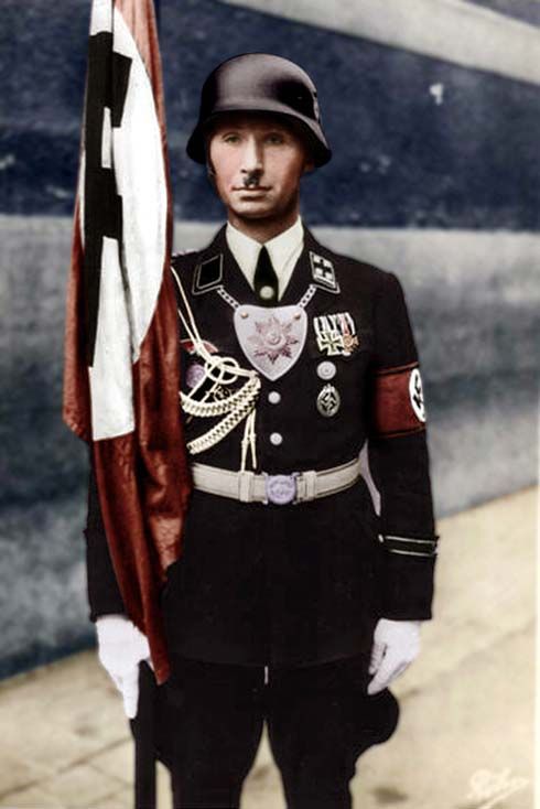 德国党卫军的第一打手:死后被人掘坟抛尸的纳粹血旗手小传