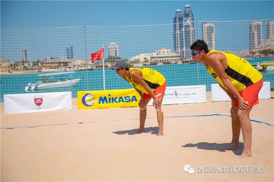 中国男队两对选手获得世界沙滩排球巡回赛多哈站第25名