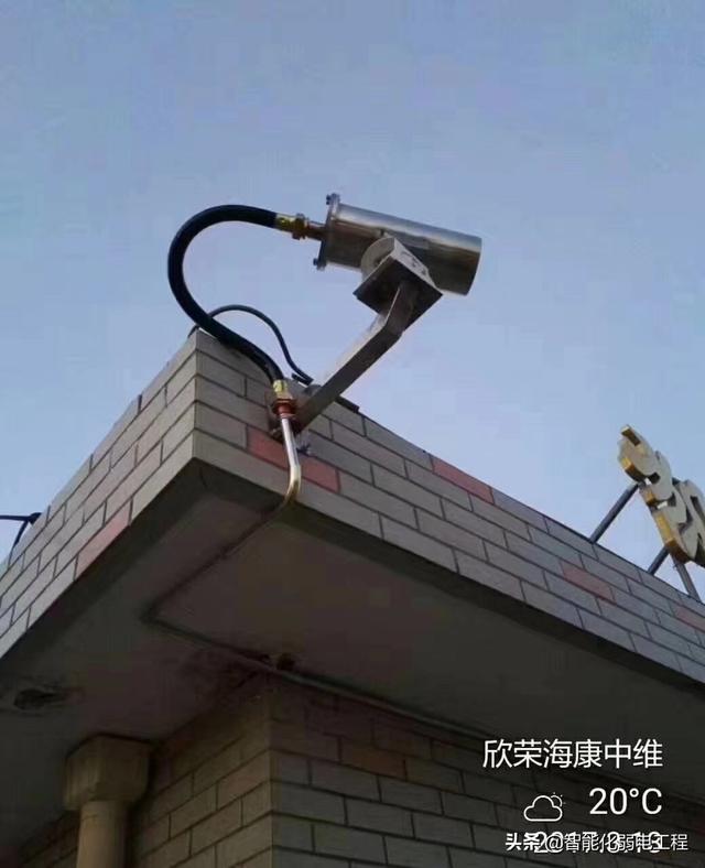 弱電工程視頻監控系統攝像頭各種方式安裝圖片