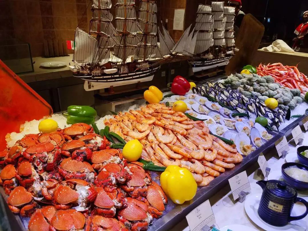 国贸海鲜自助餐图片