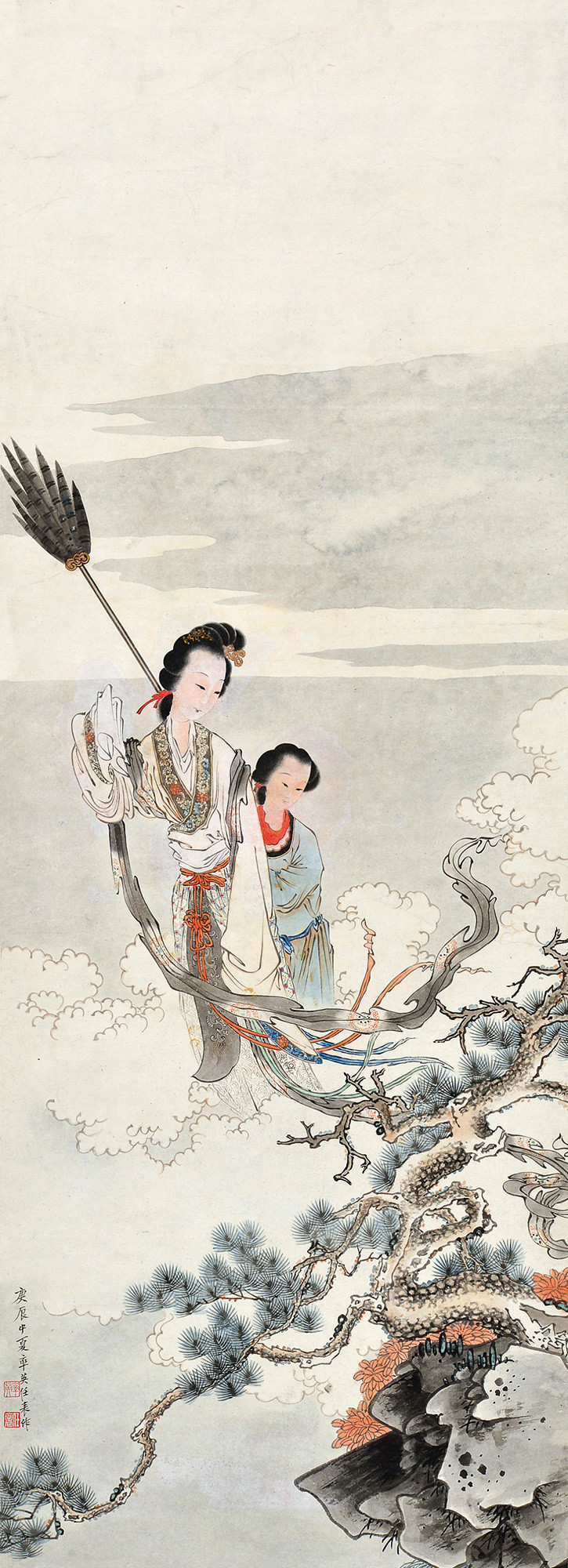 任率英(1911-1989,中国现代连环画家,年画家,中国画家,擅工笔重彩
