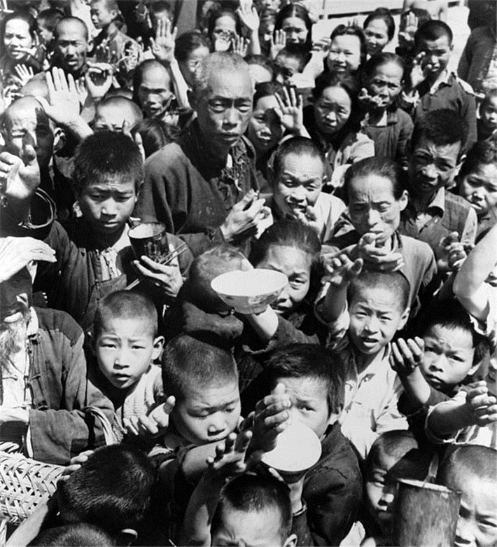 中国难民饥饿图片图片