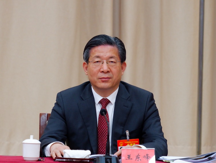 王东峰代表:全力支持法院和检察院依法履职