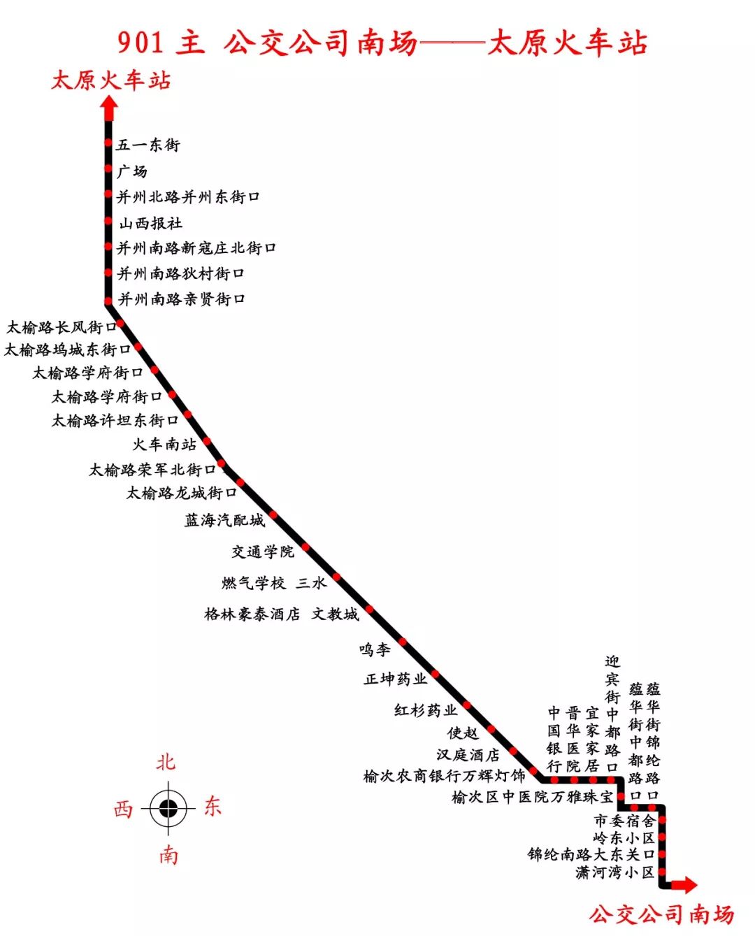 921公交车站的路线图图片