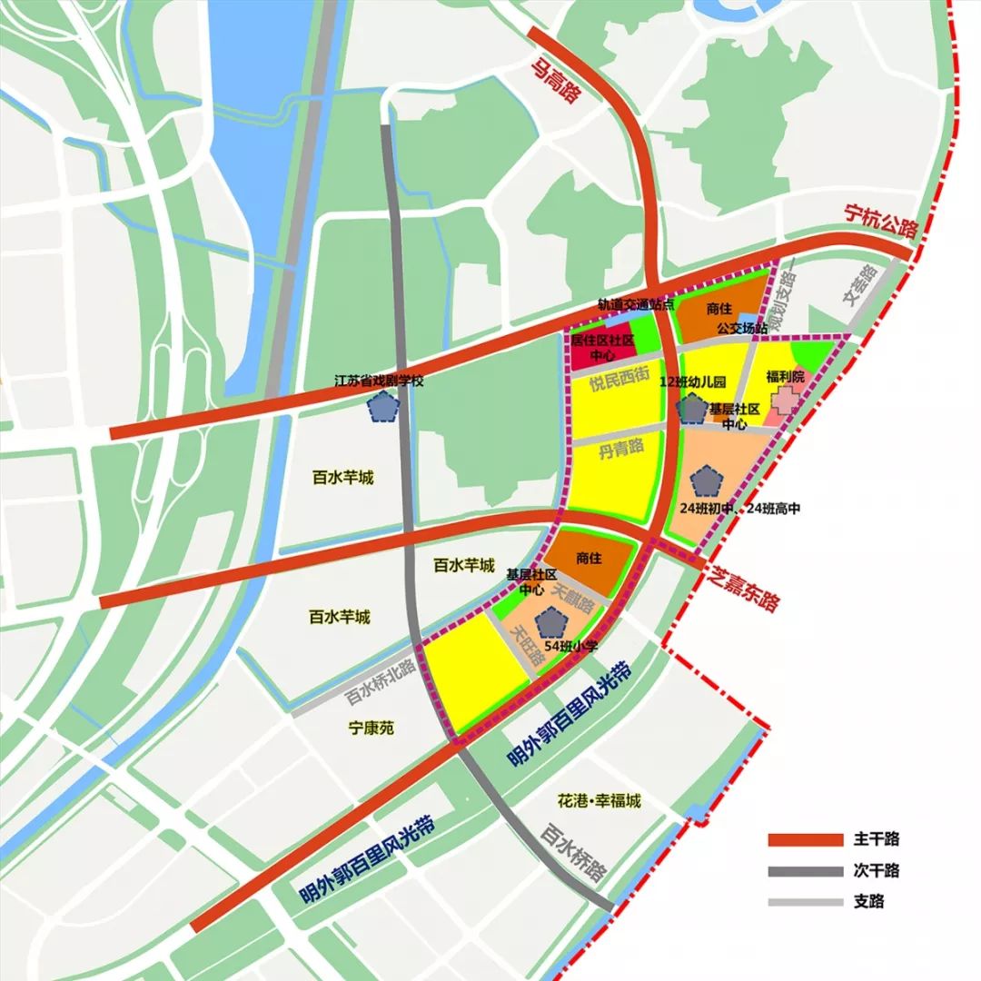 马群新街南延规划图图片