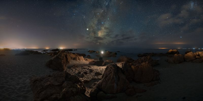 此夜星繁河正白,国内竟有如此美景和星空,以后旅行可以去!_新疆