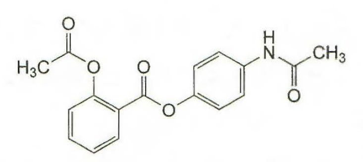 贝诺酯化学结构式图片