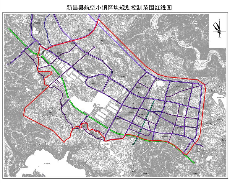 新昌控制性详细规划图图片