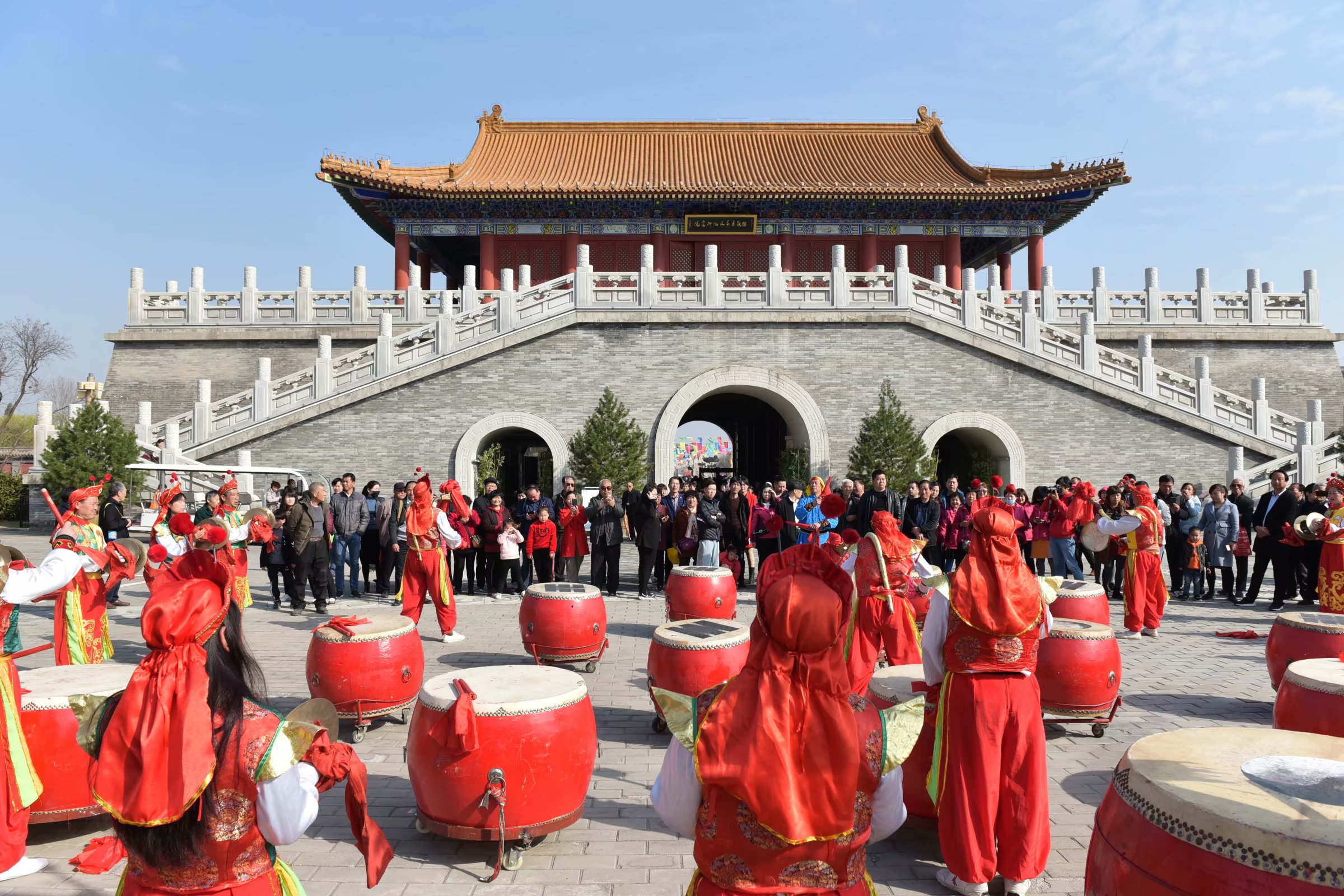 周至翠峰青山古庙会图片