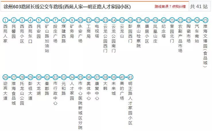 徐州604路公交车路线图图片
