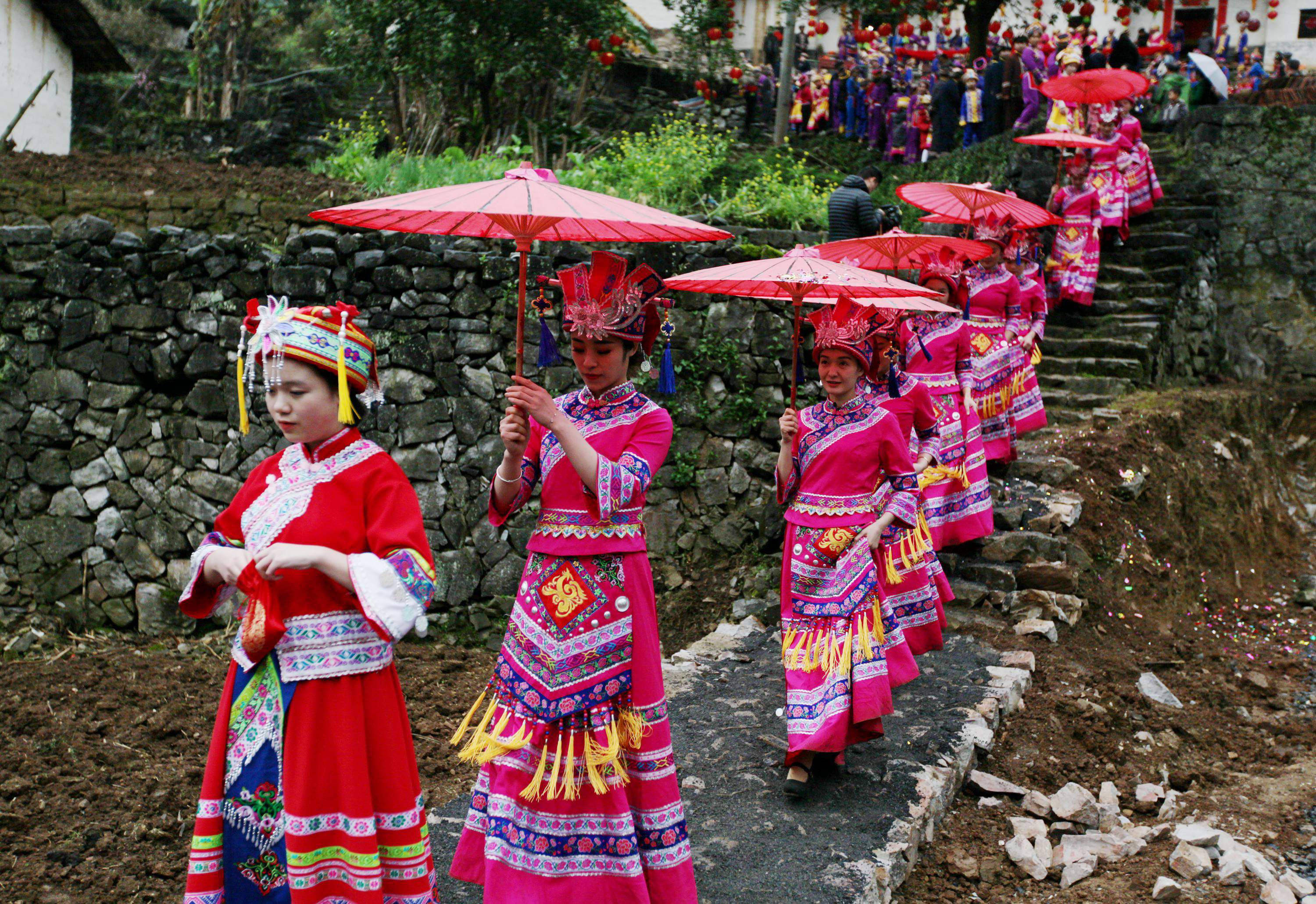 广西罗城:绚丽的仫佬族传统婚礼