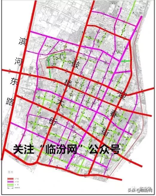 临汾东城规划图图片