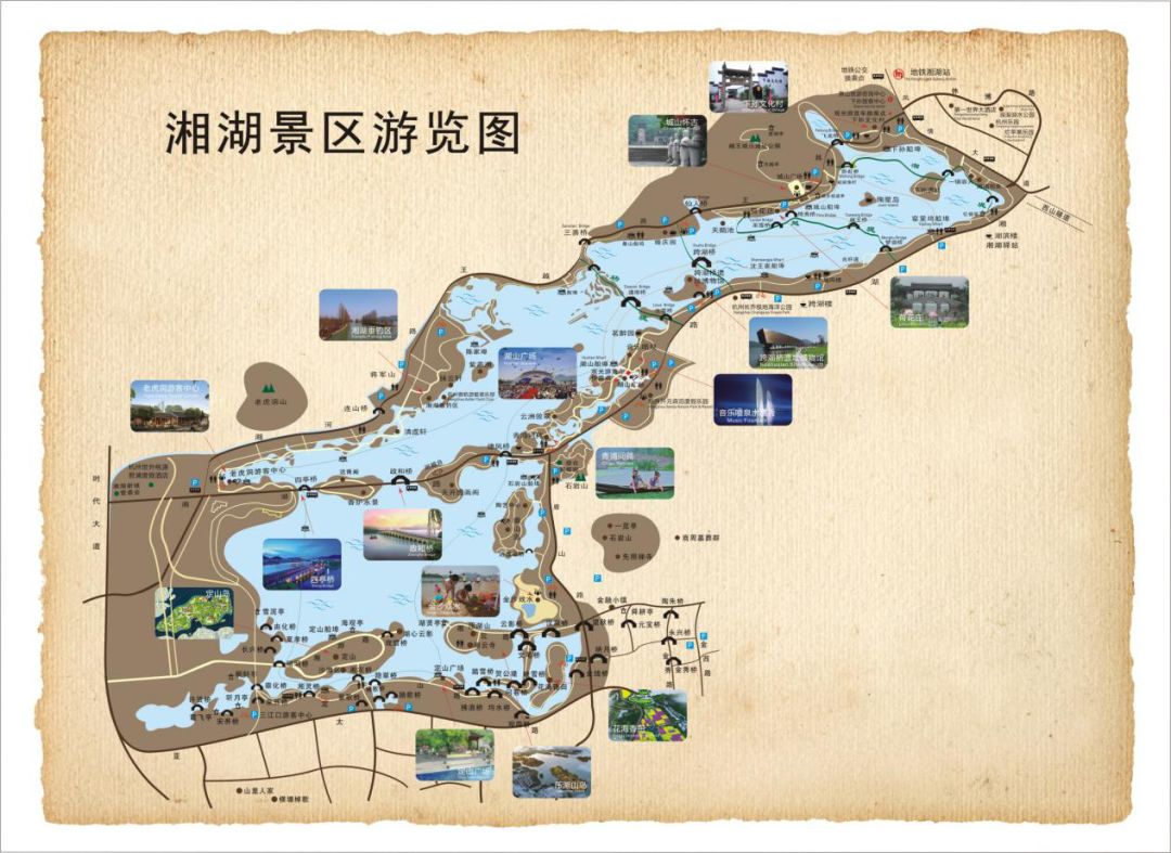 株洲万丰湖地图图片