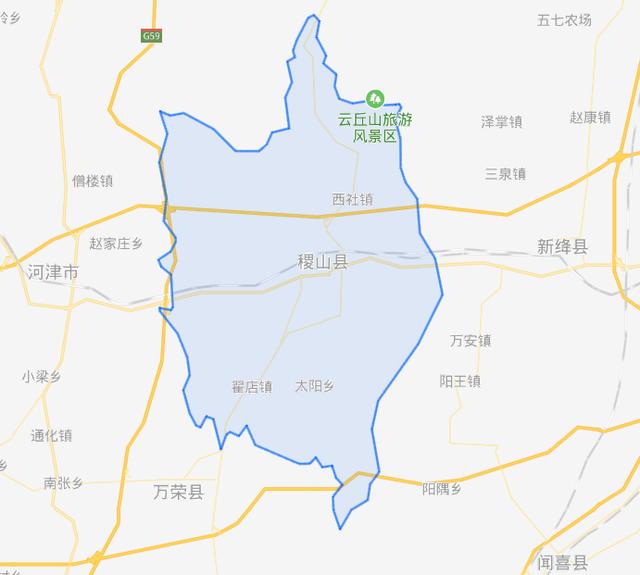 山西稷山县县城地图图片