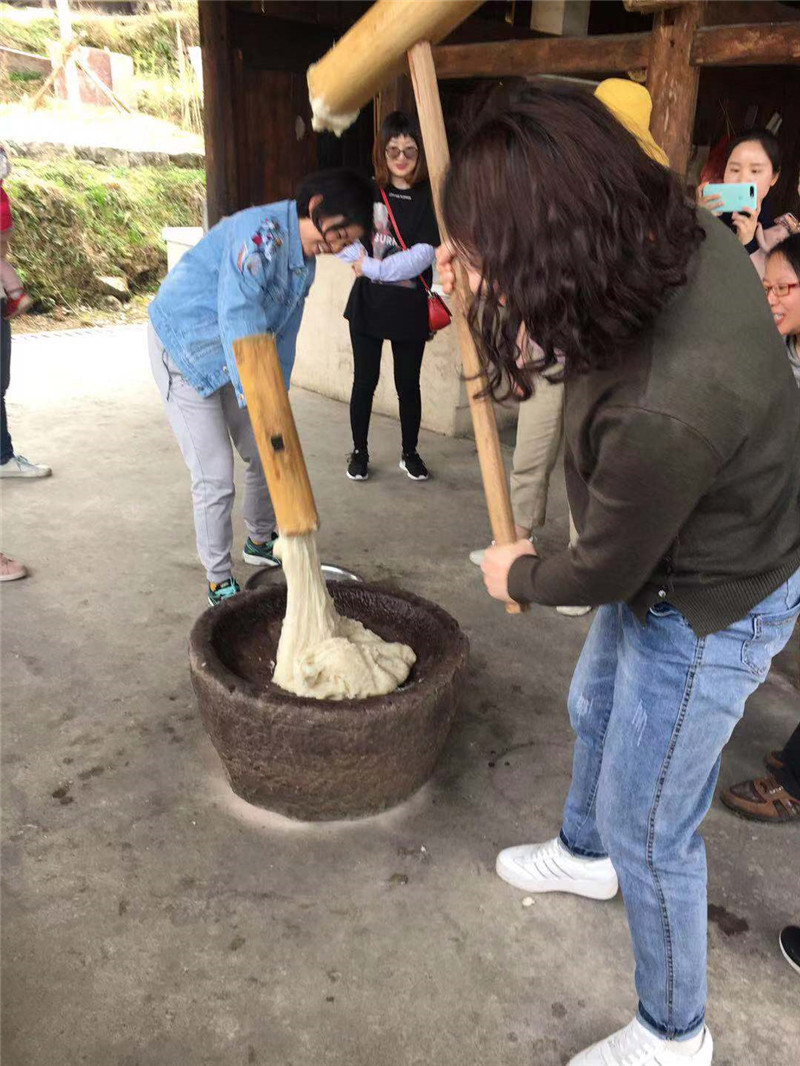 打餈粑磨豆腐享受勞動成果回憶童年參觀動物園此次活動不僅豐富了