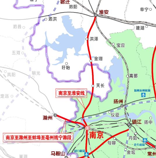 途經江北寧淮鐵路開工時間定了北沿江高鐵也快來了