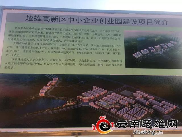 项目详情曝光占地375亩楚雄高新区中小企业创业园建设项目开工