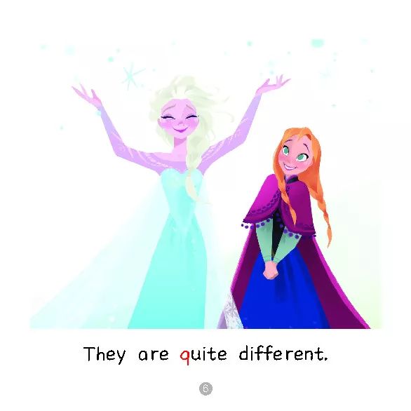 每天一个英文绘本 21 queen elsa and princess anna