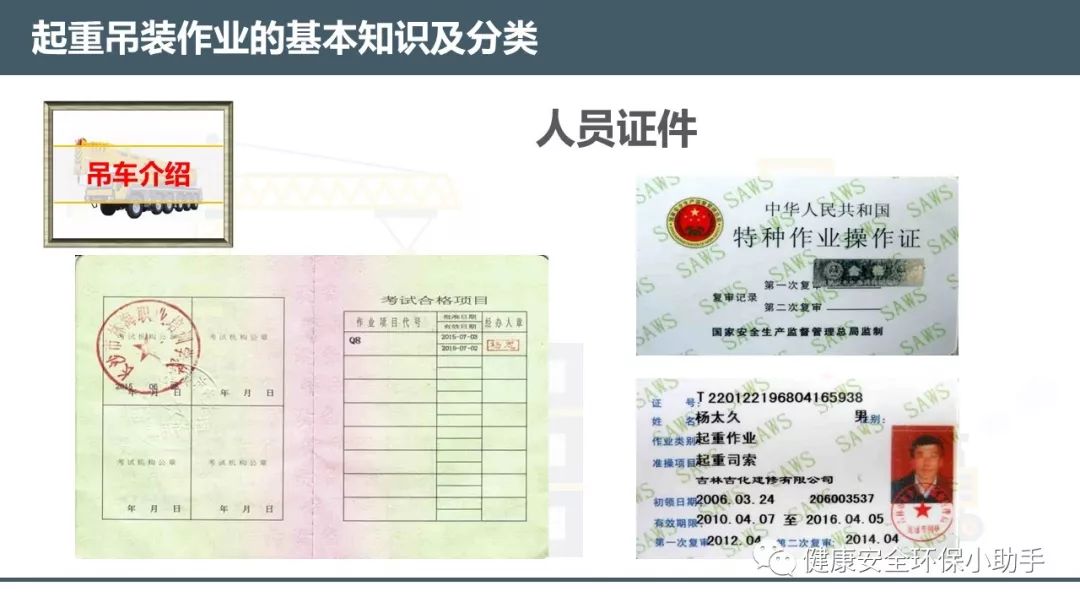 起重工证资格证书图片