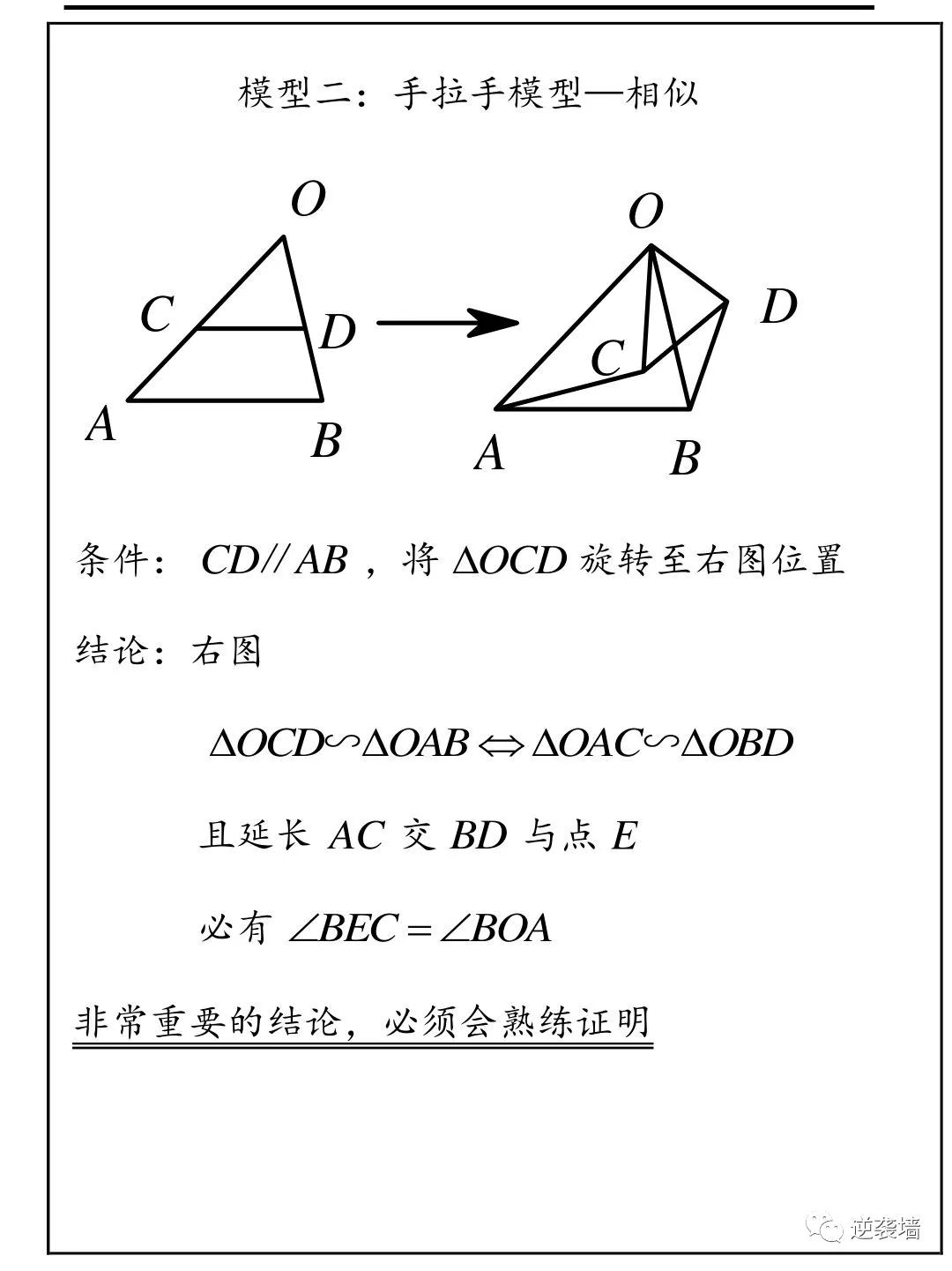 中考加油站初中數學幾何證明題解題模板非常有用一定要看